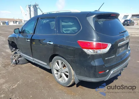 2014 Nissan Pathfinder Platinum z USA, uszkodzony, nr VIN 5N1AR2MM1EC644658